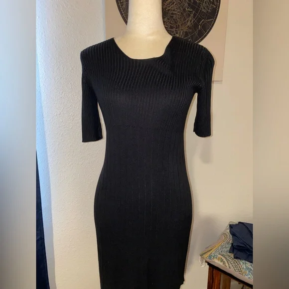banana republic ribbed sweater dress Ribbed Mini Sweater Dress